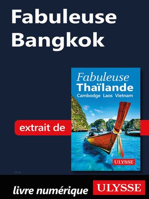 cover image of Fabuleuse Bangkok